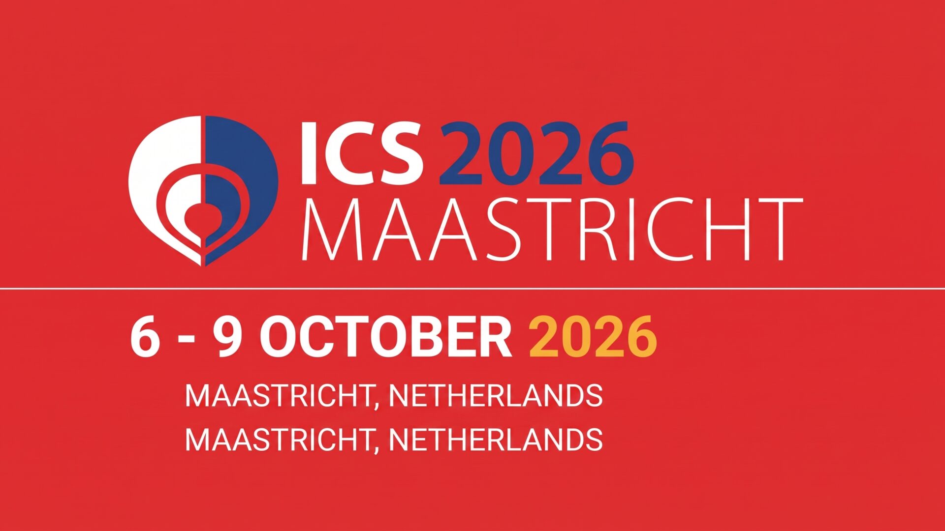 ICS 2026: Maastricht recebe congresso sobre continência